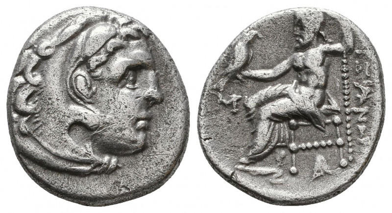 Kingdom of Macedon, Alexander III 'the Great' AR . Babylon, circa 325-323 BC. He...