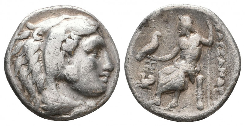 Kings of Macedon. Lampsakos. Alexander III "the Great" AR 336-323 BC. Struck cir...