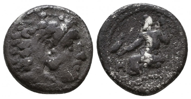 Alexander III the Great (336-323 BC). AR drachm . Miletus, 325-323 BC. Head of H...