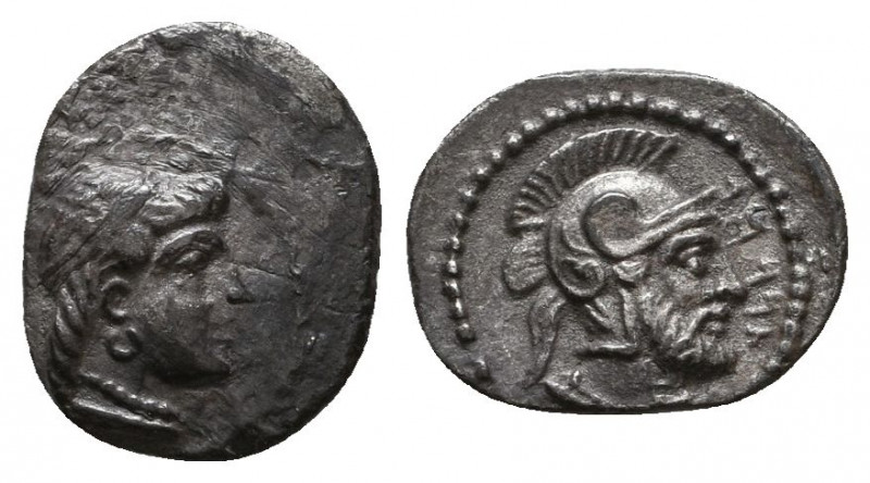 Datames AR Obol, 378-372 BC
Persian Satraps . Datames (378-372 BC). AR Obol .
Ob...