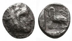 Cilicia, Mallos AR Obol. Circa 440-390 BC.

Condition: Very Fine

Weight: 0,7 gr
Diameter: 9 mm