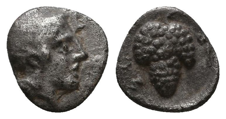 Soloi AR Obol, c. 410-375 BC
Soloi, Cilicia. AR Obol , c. 410-375 BC.
Obv. Head ...