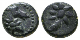 PONTOS. Uncertain. Ae (Circa 130-100 BC).
Obv: Head of horse right, with eight-pointed star (or comet) on neck.
Rev: Eight-pointed star (or comet).

C...