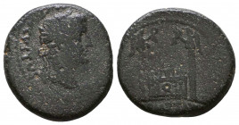 TIBERIUS, 14-37 AD. AE AS of Lugdunum as Caesar after 11 AD. Laureate head / The Altar of Lugdunum.

Condition: Very Fine

Weight: 4,6 gr
Diameter: 19...