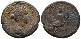 CILICIA. Tarsos. Sabina (Augusta, 128-136/7). Ae.
Obv: ΑΔΡΙΑΝΗС ΤΑΡСΟΥ СΑΒЄΙΝΑ СЄΒΑСΤΗ.
Diademed and draped bust right.
Rev: ΒΟΥΛΗ ΤΑΡСЄΩΝ ΜΗΤΡΟΠΟΛЄΩС...