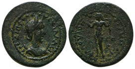 Cilicia, Flaviopolis. Herennia Etruscilla AE. 249-251 AD.

Condition: Very Fine

Weight: 9,9 gr
Diameter: 23 mm