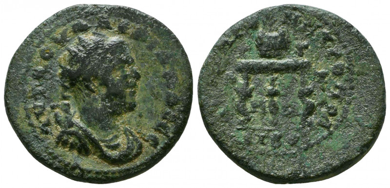 Cilicia, Anazarbus. Valerian I. A.D. 253-260. AE . Dated year 272 (253/254 A.D.)...