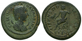 Cilicia, Eirenopolis. Tranquillina, wife of Gordian III. Augusta, 241-244 AD. Æ.  Issue: Year ΒϘΡ = 192 (AD 242/3)
Obverse: ϹΑΒƐΙΝΙΑ ΤΡΑΝΚΥΛΛƐΙΝΑ; di...