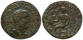 CILICIA. Aegeae. Valerian (253-260). Ae.
Obv: AV KAI ΠΟV ΛΙΚI OVAΛΕΡΙΑΝΟC CEB.
Laureate, draped and cuirassed bust right.
Rev: AIΓΕAIWΝ ΝΕWKO NAVAP / ...