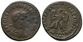 Philip I AR Tetradrachm of Antioch, Syria. AD 244-249. Laureate, draped and cuirassed bust r. / Eagle standing r. holding wreath in beak.
Reference:Pr...