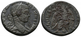 Caracalla AR Tetradrachm of Antioch, Syria. 214/5.
Reference:
Condition: Very Fine

Weight: 12,6 gr
Diameter: 25 mm