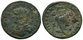 SYRIA, Antioch. Philip I, 244-249 AD. AE . Radiate cuirassed bust / Bust of Tyche with ram leaping over top.
Reference: McAlee.999
Condition: Very Fin...