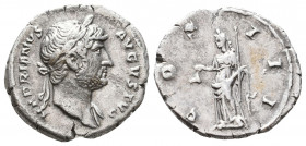 Hadrian (AD 117-138). AR denarius. Rome.
Reference:
Condition: Very Fine

Weight: 2,7 gr
Diameter: 19 mm