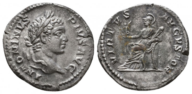 Caracalla (AD 198-217). Lot of three (3) scarce AR denarii.Roman Imperial., All ...