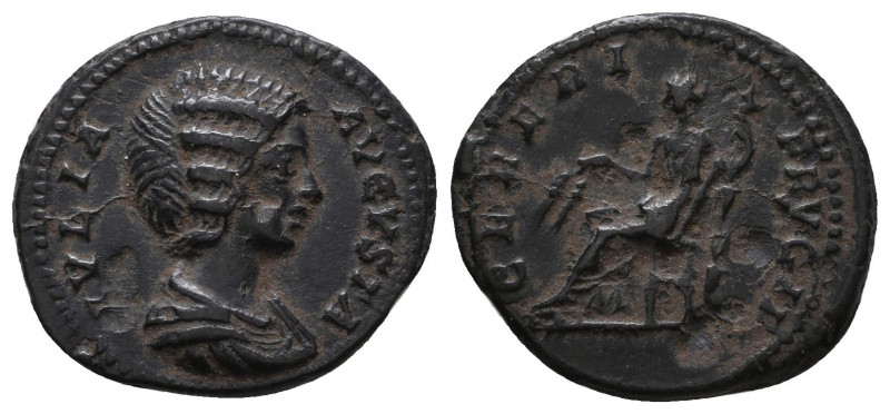 JULIA DOMNA, wife of Septimius Severus. AR Denarius . Draped bust right / Ceres ...