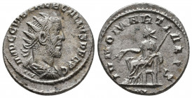Trebonianus Gallus (251-253 AD). AR Antoninianus , Mediolanum.
Obv. IMP C C VIB TREB GALLVS AVG, Radiate, draped and cuirassed bust to right, seen fro...