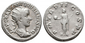 Gordian III AR Antoninianus. Rome, AD 240.
Reference:
Condition: Very Fine

Weight: 5,1 gr
Diameter: 21 mm