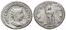 Gordian III AR Antoninianus. Rome, AD 240.
Reference:
Condition: Very Fine

Weight: 3,7 gr
Diameter: 23 mm