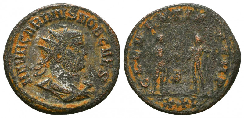 Carinus (283-285 AD). AE Antoninianus, Cyzicus.
Obv. IMP M AVR CARINVS P F AVG, ...