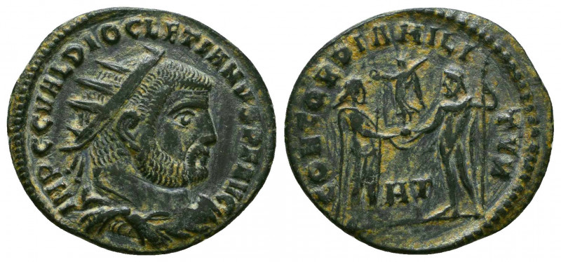 Diocletian. A.D. 284-305. AE antoninianus, struck A.D.
Reference:
Condition: Ver...
