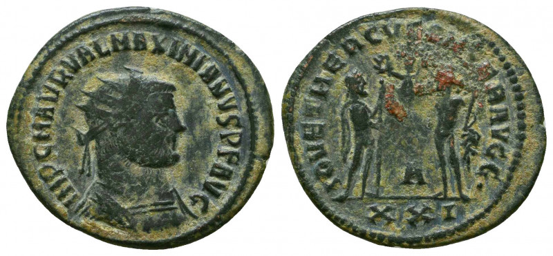 Maximianus
Antioch, 293 AD. Æ antoninianus. IMP C M A MAXIMIANUS PF AUG, radiate...
