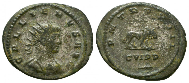 Gallienus. AD 253-268. AR Antoninianus . Antioch mint. 12th emission, circa AD 2...
