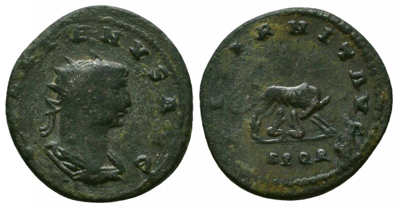 Gallienus. AD 253-268. AR Antoninianus.[GAL]LIENVS AVG, radiate and cuirassed bu...