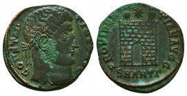 Constantine I. A.D. 307/10-337. Æ follis. Antioch, A.D 329/30. CONSTANTI-NVS MAX AVG, diademed, draped and cuirassed bust of Constantine I right / PRO...