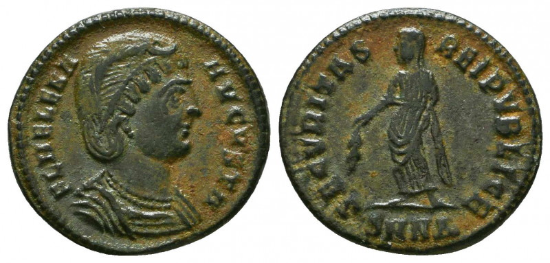Helena, mother of Constantine AD 328-329. Nicomedia
Follis Æ
FL HELENA AVGVSTA; ...