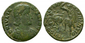 Julian II, as Caesar (Constantius II, 337-361), Nummus, Siscia, 6 November AD 355 - Summer 360 AE. D N IVLIAN - VS NOB C, draped and cuirassed bust, b...
