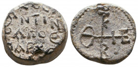 Byzantine Lead Seals, 7th - 13th Centuries
Reference:
Condition: Very Fine

Weight: 14,9 gr
Diameter: 22 mm