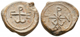 Byzantine Lead Seals, 7th - 13th Centuries
Reference:
Condition: Very Fine

Weight: 17,9 gr
Diameter: 24 mm