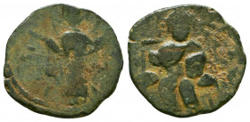 Byzantine coins, AE follis.
Reference:
Condition: Very Fine

Weight: 2,7 gr
Diameter: 20 mm