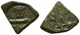 Byzantina Coins, AE follis.
Reference:
Condition: Very Fine

Weight: 4,4 gr
Diameter: 19 mm