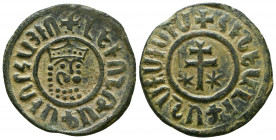 Armenia. Levon I (1187-1219). AE Tank.
Obv. Crowned öionized head of Levon facing.
Rev. Patriarchal cross.
Reference:Boutin 1224
Condition: Very Fine
...