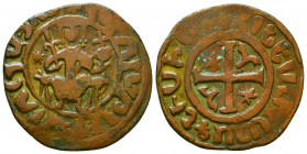 Mediaeval
Hetoum I AD 1226-1270.
Tank Æ
Reference:
Condition: Very Fine

Weight: 6,8 gr
Diameter: 29 mm