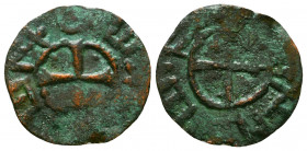 Cilician Armenia. Baronial Period. Roupen I. 1080-1095 AD. AE Pogh.
Reference:CNG 61, lot 2309 
Condition: Very Fine

Weight: 1,1 gr
Diameter: 19 mm