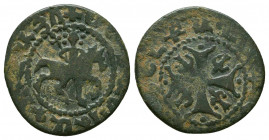 Oshin AD 1308-1320. AE kardez.
Reference:
Condition: Very Fine

Weight: 2,1 gr
Diameter: 18 mm