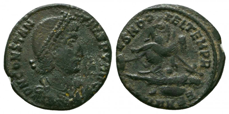 Constantius II Æ Centenionalis. Cyzicus, AD 351-354.
Reference:RIC 92
Condition:...
