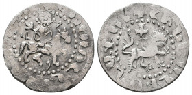 Mediaeval
Gosdantin II AD 1342-1344. Sis Takvorin. Gosdantin on horse prancing right / Lion advancing right; cross pattée above.
Reference:
Condition:...