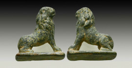 Ancient Roman Bronze Roaring Lion Statue,
Reference:
Condition: Very Fine

Weight: 13,7 gr
Diameter: 23 mm