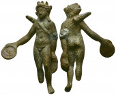 A ROMAN BRONZE FIGURE OF VENUS CIRCA 1ST-2ND CENTURY A.D.
Reference:
Condition: Very Fine

Weight: 41 gr
Diameter: 66 mm