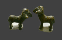 A ROMAN BRONZE Goat Statue, CIRCA 1ST-2ND CENTURY A.D.
Reference:
Condition: Very Fine

Weight: 33 gr
Diameter: 39 mm