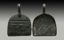 Ancient Decorated Pendant,
Reference:
Condition: Very Fine

Weight: 15,1 gr
Diameter: 38 mm