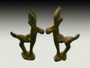 Ancient Bronze Stag Statue !
Reference:
Condition: Very Fine

Weight: 4,6 gr
Diameter: 34 mm