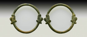 Ancient Bronze Ring !
Reference:
Condition: Very Fine

Weight: 16,6 gr
Diameter: 55 mm