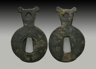 Byzantine Decorated Key Hole,
Reference:
Condition: Very Fine

Weight: 9,8 gr
Diameter: 39 mm