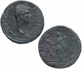 117-138. Adriano. Sestercio. C 817. Ae. 27,67 g. /COX. Alejandro II. EBC. Est.1000.