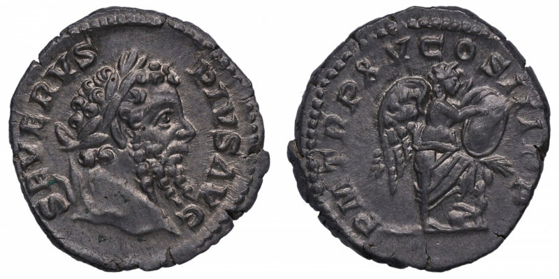 207 dC. Lucio Septimio Severo (193-211 dC). Roma. Denario. RIC IV Septimius Seve...