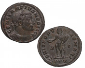 306-337 d.C. Constantino I. PTR (Trier). Nummus. RIC 100a. Ae. Bella. Escasa así. EBC-. Est.80.